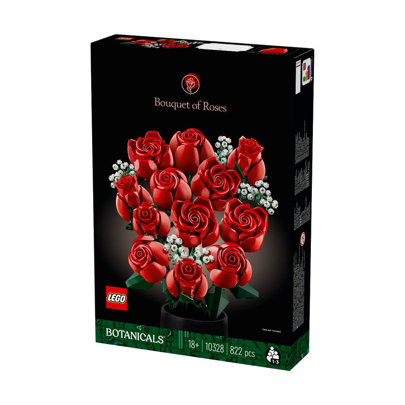 Đồ Chơi Lắp Ráp Bó Hoa Hồng Lego® LEGO BOTANICALS 10328 (822 chi tiết) - ảnh 2
