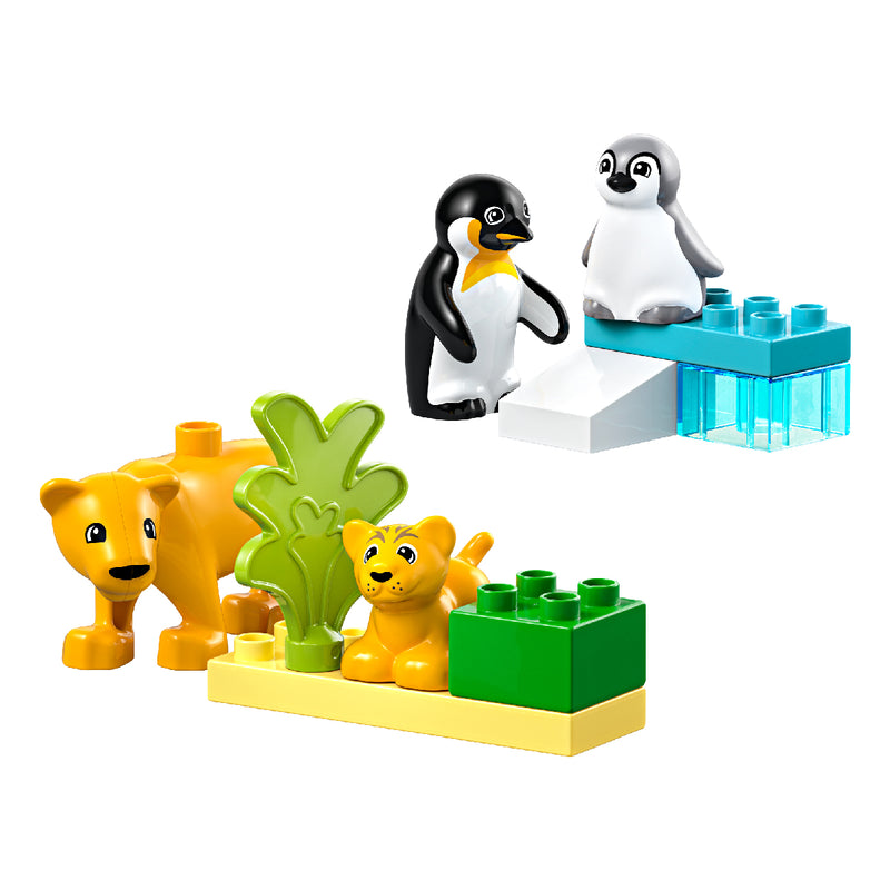 Đồ Chơi Lắp Ráp Gia Đình Động Vật Hoang Dã: Chim Cánh Cụt Và Sư Tử LEGO DUPLO 10442 (10 chi tiết) - ảnh 3