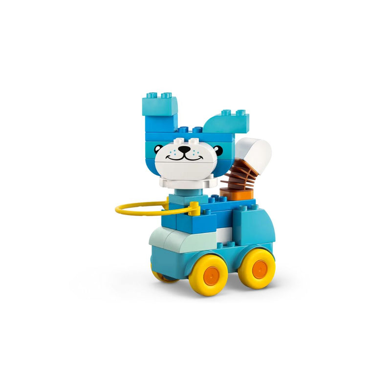 Đồ Chơi Lắp Ráp 3 Trong 1 Động Vật Đi Trên Bánh Xe LEGO DUPLO 10448 - ảnh 5
