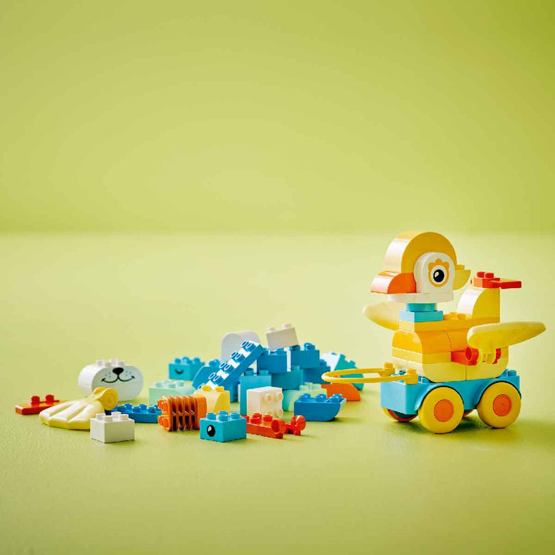 Đồ Chơi Lắp Ráp 3 Trong 1 Động Vật Đi Trên Bánh Xe LEGO DUPLO 10448 - ảnh 6