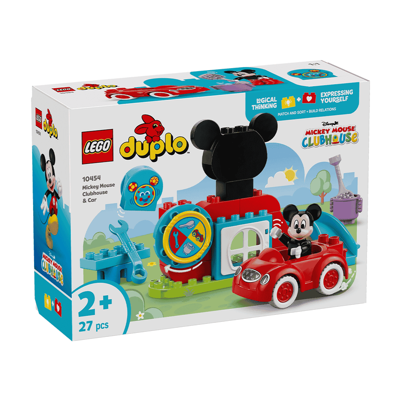 Đồ Chơi Lắp Ráp Nhà Câu Lạc Bộ Mickey Mouse Và Xe Hơi LEGO DUPLO 10454 - ảnh 2