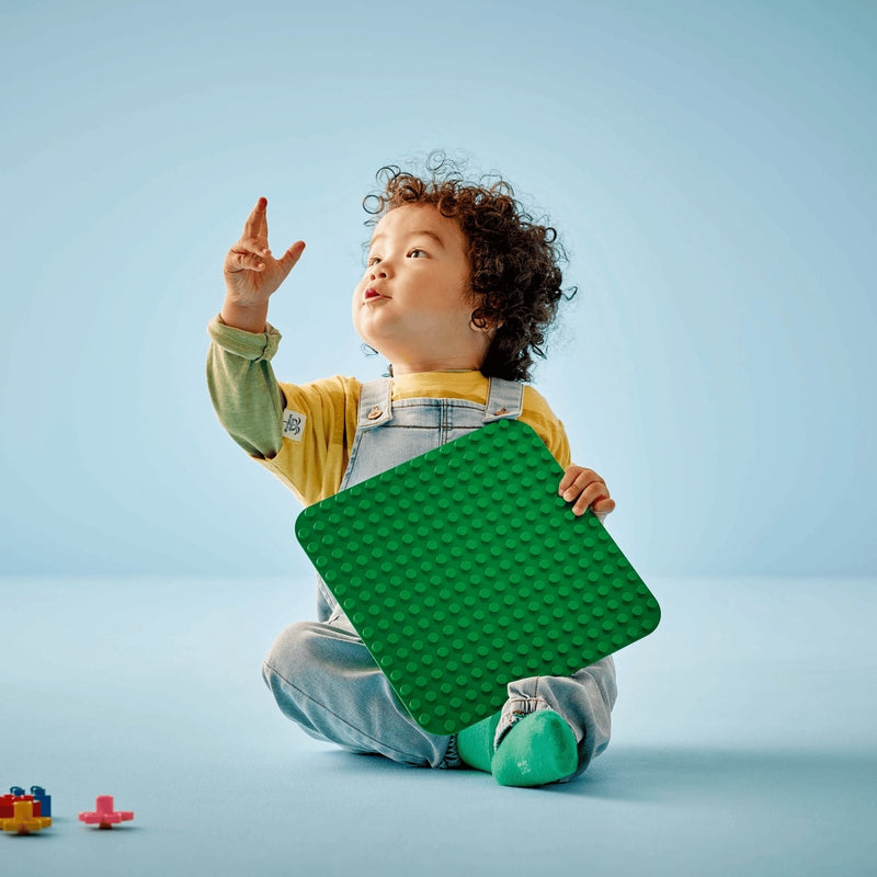 Đồ Chơi Lắp Ráp Đế Gạch Xanh Lá LEGO DUPLO 10460 - ảnh 3