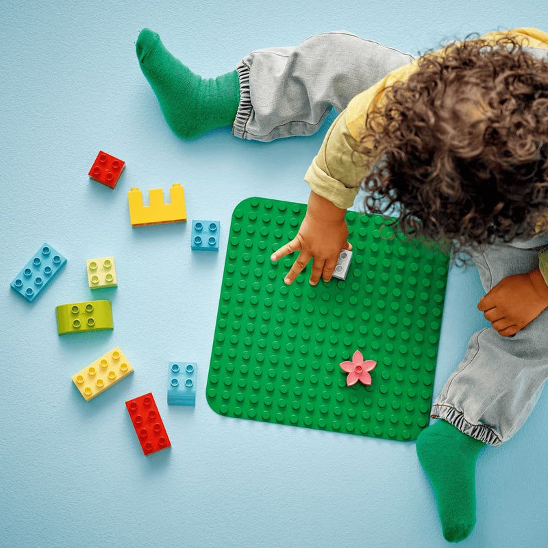Đồ Chơi Lắp Ráp Đế Gạch Xanh Lá LEGO DUPLO 10460 - ảnh 4