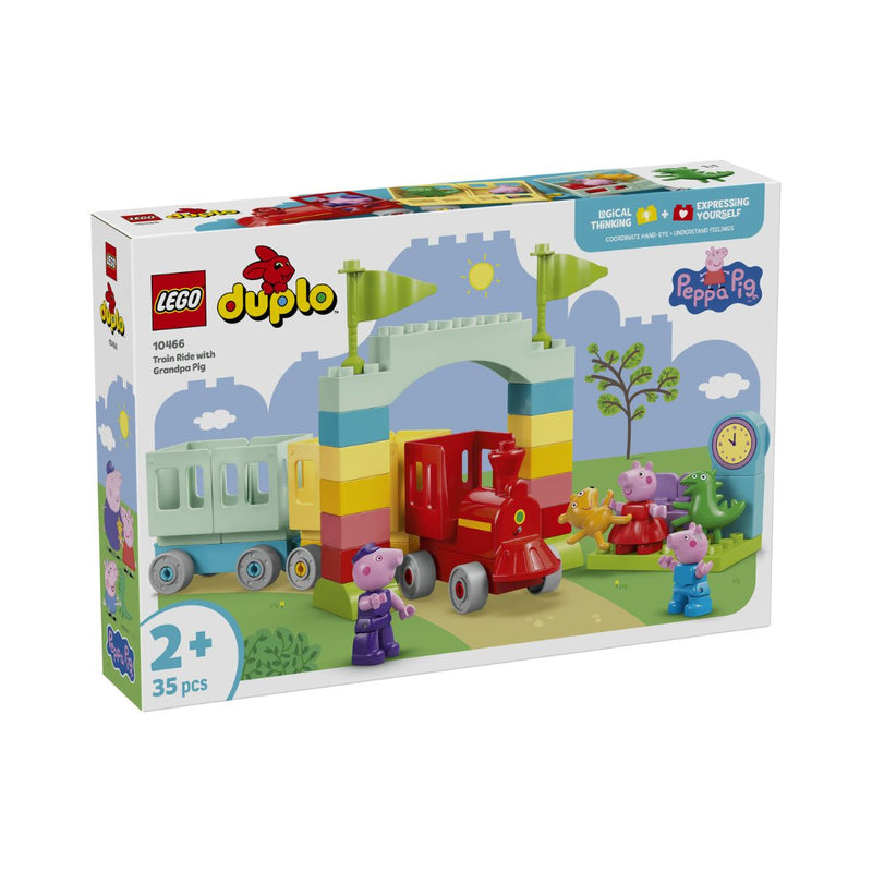 Đồ Chơi Lắp Ráp Chuyến Đi Tàu Cùng Grandpa Pig LEGO DUPLO 10466 (35 Chi Tiết) - ảnh 3