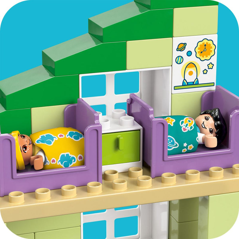 Đồ Chơi Lắp Ráp 3 Trong 1: Ngôi Nhà Hiện Đại Kèm Nhân Vật LEGO DUPLO 10470 (166 chi tiết) - ảnh 6