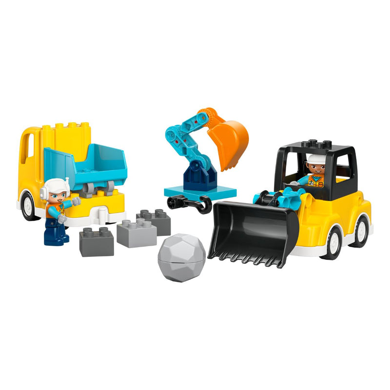 Đồ Chơi Lắp Ráp 3 Trong 1: Xe Công Trình LEGO DUPLO 10475 (22 chi tiết) - ảnh 3