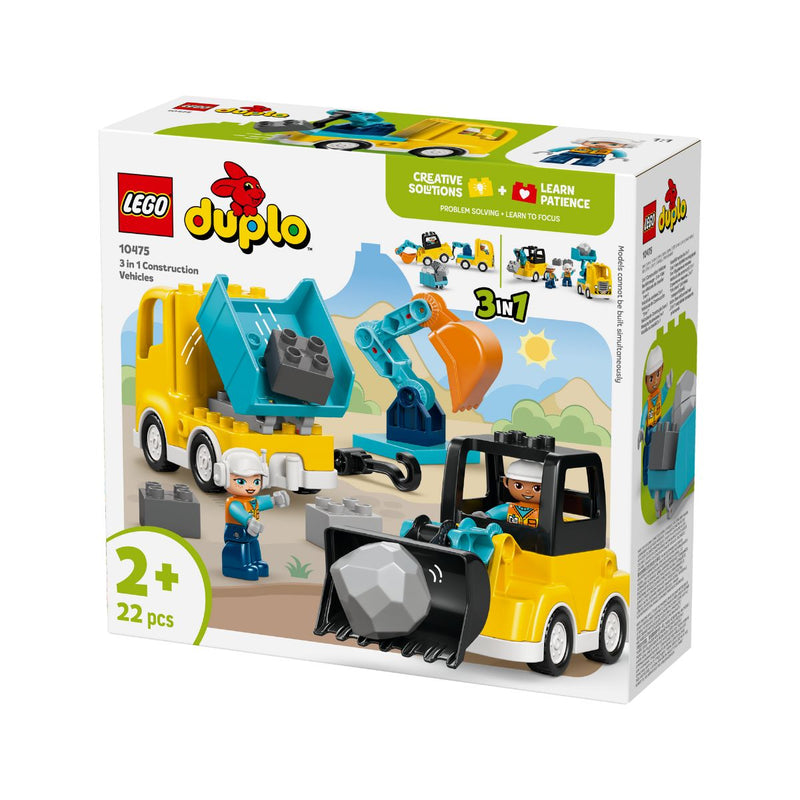Đồ Chơi Lắp Ráp 3 Trong 1: Xe Công Trình LEGO DUPLO 10475 (22 chi tiết) - ảnh 5