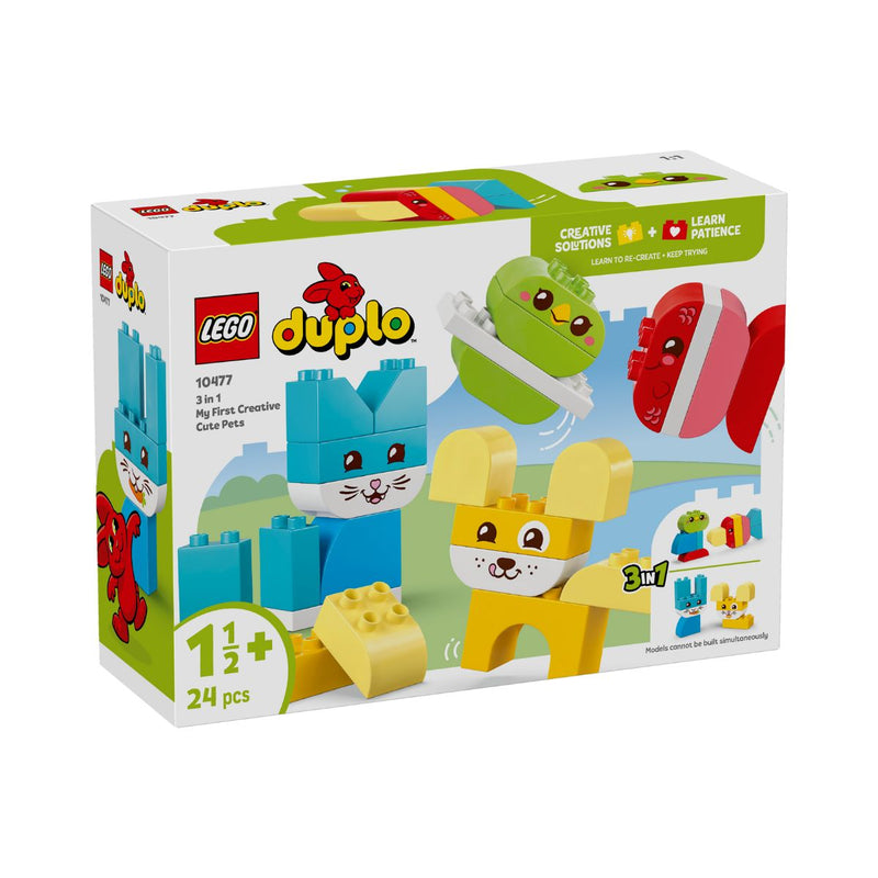 Đồ Chơi Lắp Ráp 3 Trong 1: Thú Cưng Sáng Tạo Đáng Yêu LEGO DUPLO 10477 (24 chi tiết) - ảnh 3