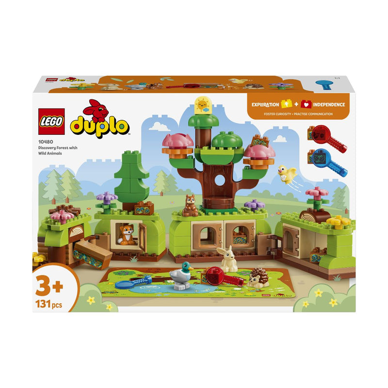 Đồ Chơi Lắp Ráp Khám Phá Khu Rừng Cùng Động Vật Hoang Dã LEGO DUPLO 10480 (131 chi tiết)