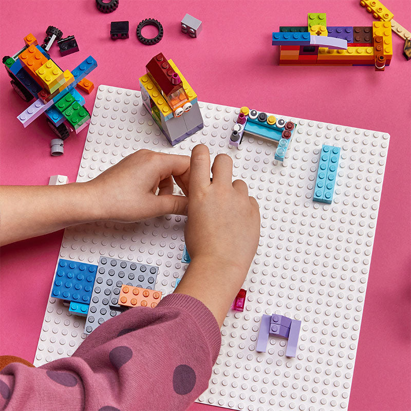 Đồ Chơi Lắp Ráp Đế Lắp Ráp Màu Trắng LEGO CLASSIC 11026 (1 chi tiết) - ảnh 4