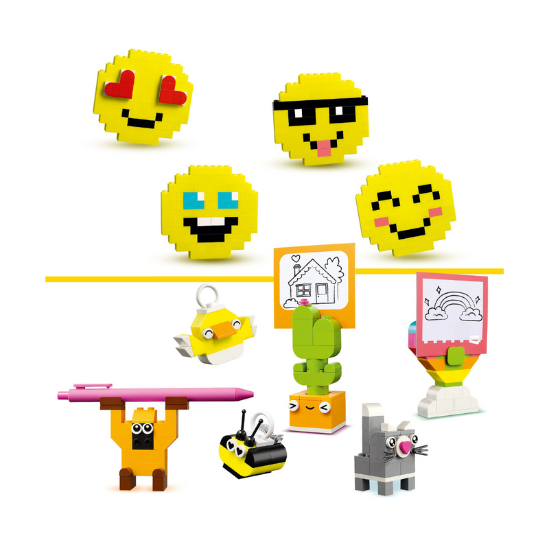 Đồ Chơi Lắp Ráp Bộ Gạch Chi Tiết Chủ Đề Hạnh Phúc LEGO CLASSIC 11042 (680 chi tiết) - ảnh 4