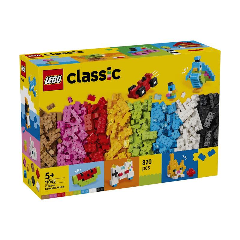 Đồ Chơi Lắp Ráp Bộ Gạch Sáng Tạo Sắc Màu LEGO CLASSIC 11045 (820 Chi Tiết) - ảnh 3