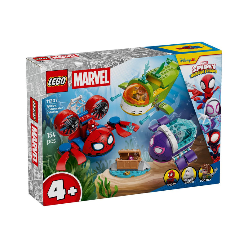 Đồ Chơi Lắp Ráp Người Nhện Và Phương Tiện Dưới Nước LEGO SPIDEY 11207 (154 chi tiết) - ảnh 3