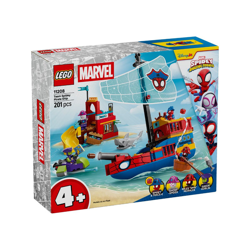 Đồ Chơi Lắp Ráp Biệt Đội Người Nhện Và Tàu Cướp Biển LEGO SPIDEY 11208 (201 chi tiết) - ảnh 3