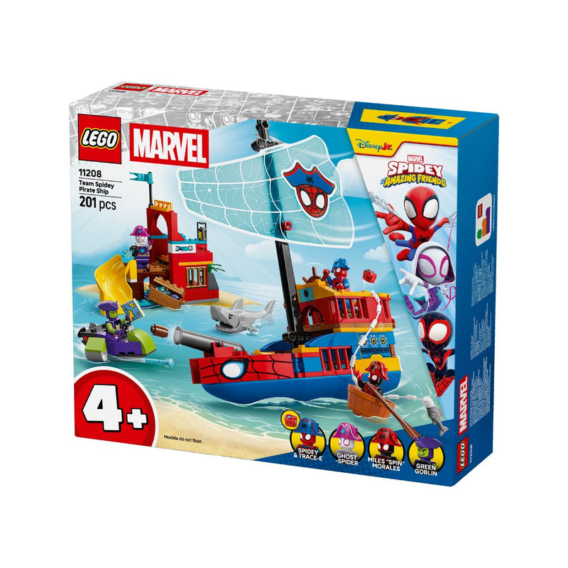 Đồ Chơi Lắp Ráp Biệt Đội Người Nhện Và Tàu Cướp Biển LEGO SPIDEY 11208 (201 chi tiết) - ảnh 4