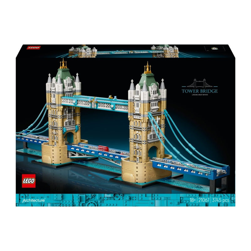 Đồ Chơi Lắp Ráp Cầu Tháp Luân Đôn - Tower Bridge LEGOARCHITECTURE 21067 (3745 Chi Tiết) - ảnh 2