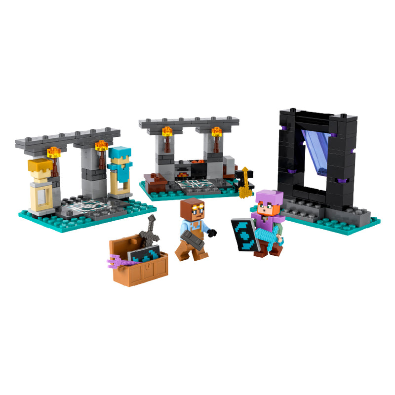 Đồ chơi lắp ráp Kho chế tạo vũ khí LEGO MINECRAFT 21252 (203 chi tiết) - ảnh 4
