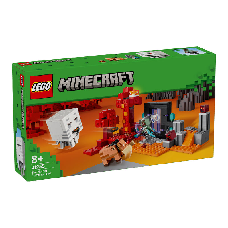 Đồ chơi lắp ráp Cuộc phục kích cổng địa ngục Nether LEGO MINECRAFT 21255 (352 chi tiết) - ảnh 3