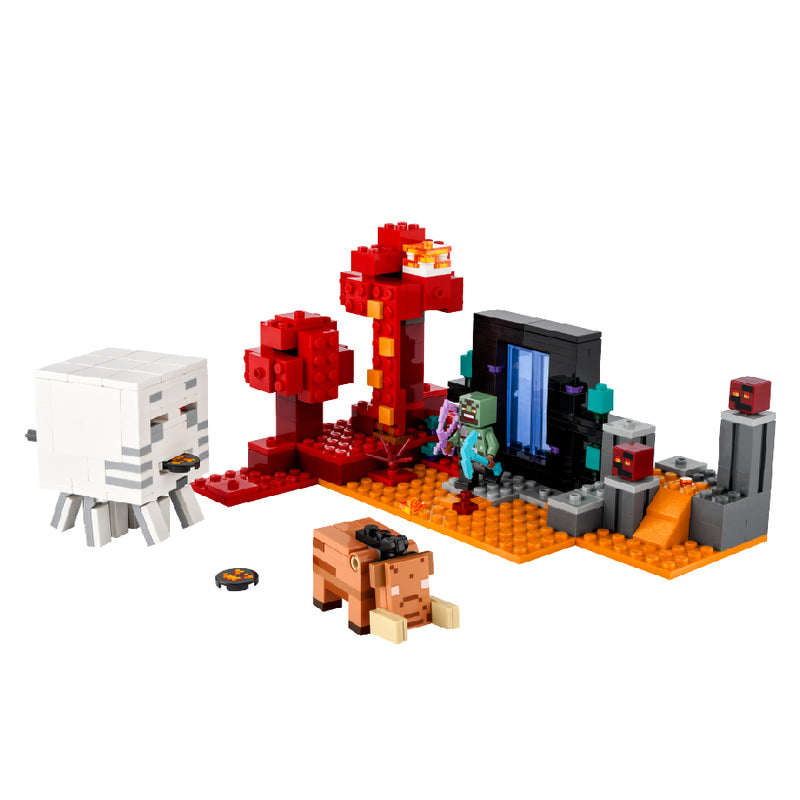 Đồ chơi lắp ráp Cuộc phục kích cổng địa ngục Nether LEGO MINECRAFT 21255 (352 chi tiết) - ảnh 4