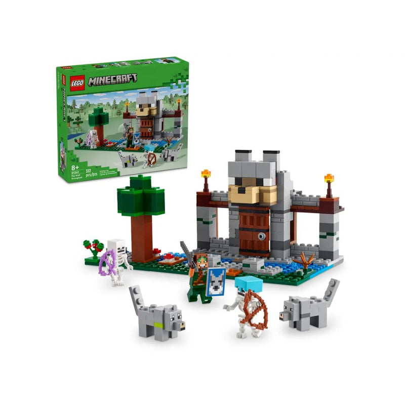 Đồ Chơi Lắp Ráp Tòa Thành Sói LEGO MINECRAFT 21261 (312 chi tiết)