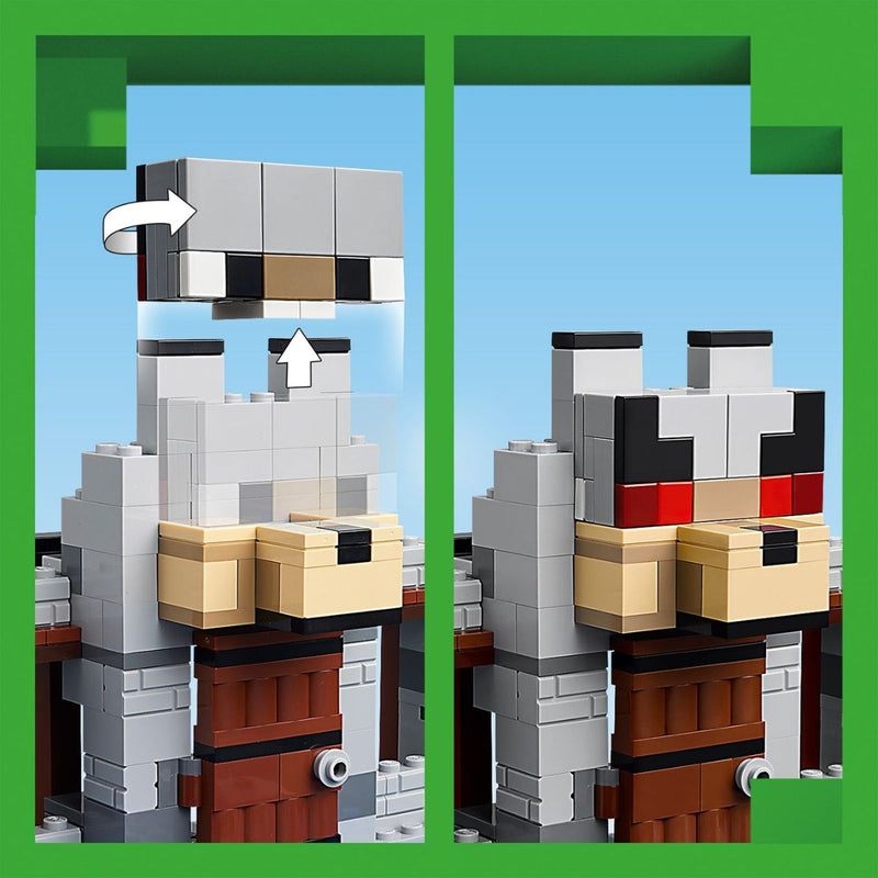 Đồ Chơi Lắp Ráp Tòa Thành Sói LEGO MINECRAFT 21261 (312 chi tiết) - ảnh 6
