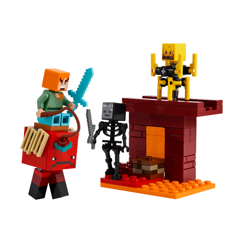 Đồ Chơi Lắp Ráp Trận Chiến Dung Nham Địa Ngục Nether LEGO MINECRAFT 21266 (99 chi tiết) - ảnh 3