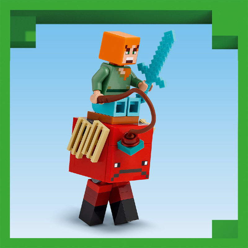 Đồ Chơi Lắp Ráp Trận Chiến Dung Nham Địa Ngục Nether LEGO MINECRAFT 21266 (99 chi tiết) - ảnh 4