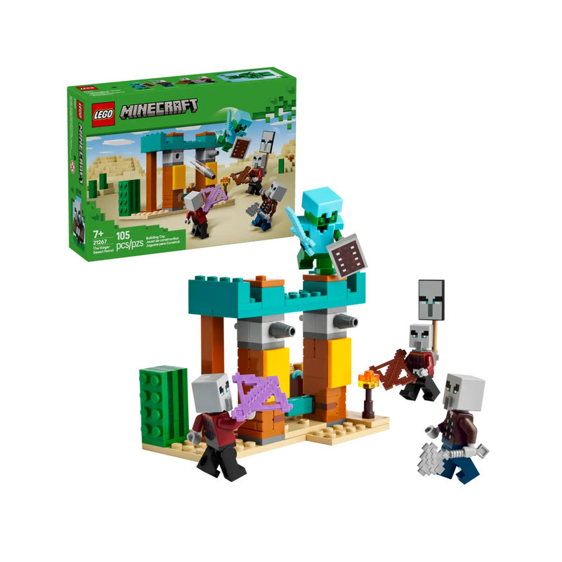 Đồ Chơi Lắp Ráp Đội Tuần Tra Sa Mạc Illager LEGO MINECRAFT 21267 (105 chi tiết) - ảnh 2
