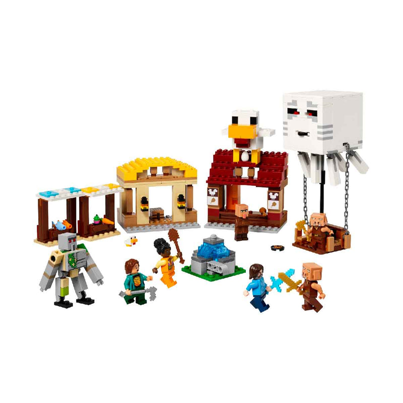 Bộ Lắp Ráp Cuộc Tấn Công Làng Bằng Khinh Khí Cầu Của Ghast LEGO MINECRAFT 21273 (555 chi tiết) - ảnh 3