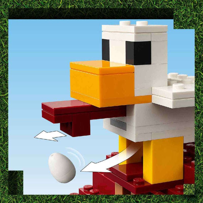 Bộ Lắp Ráp Cuộc Tấn Công Làng Bằng Khinh Khí Cầu Của Ghast LEGO MINECRAFT 21273 (555 chi tiết) - ảnh 6