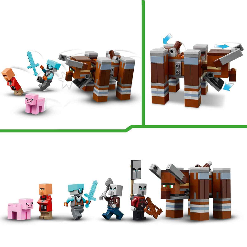 Đồ Chơi Lắp Ráp Trạm Canh Của Kẻ Cướp Và Quái Thú Ravager LEGO MINECRAFT 21278 (665 chi tiết) - ảnh 4