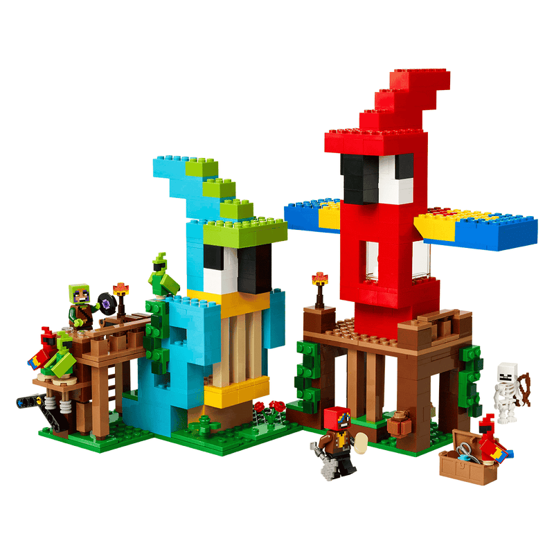 Đồ Chơi Lắp Ráp Ngôi Nhà Của Vẹt LEGO MINECRAFT 21282 (535 chi tiết) - ảnh 3