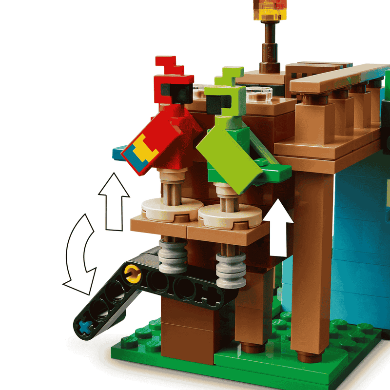 Đồ Chơi Lắp Ráp Ngôi Nhà Của Vẹt LEGO MINECRAFT 21282 (535 chi tiết) - ảnh 4