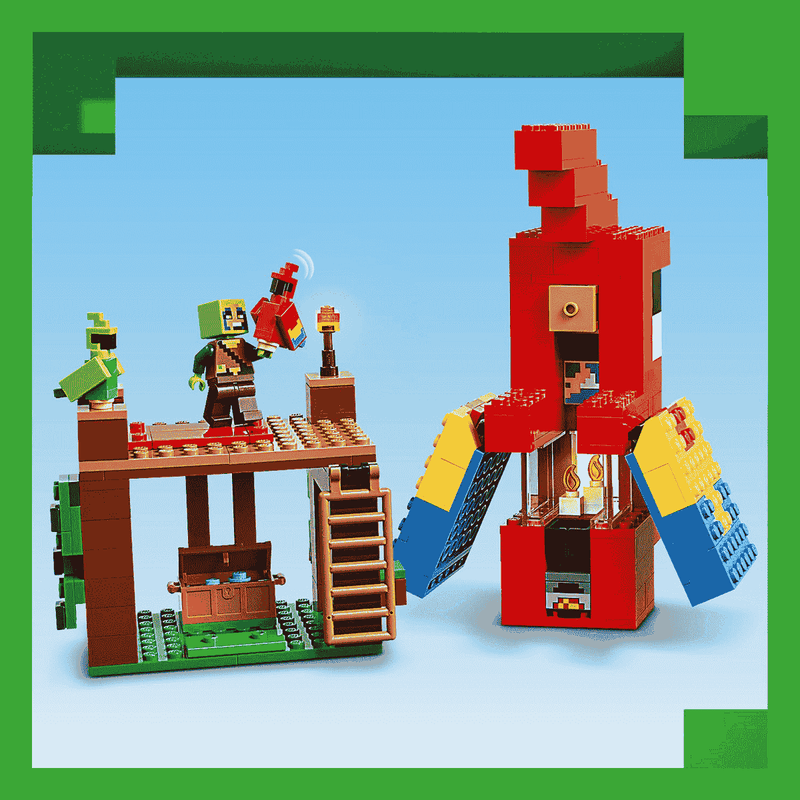 Đồ Chơi Lắp Ráp Ngôi Nhà Của Vẹt LEGO MINECRAFT 21282 (535 chi tiết) - ảnh 6