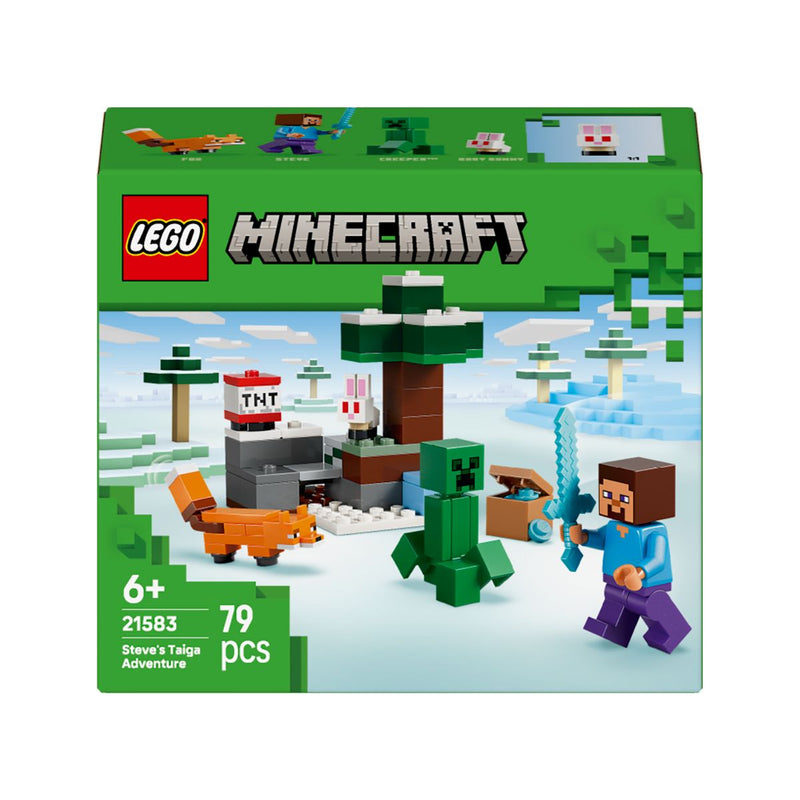 Đồ chơi lắp ráp Cuộc Phiêu Lưu Rừng Taiga Của Steve LEGO MINECRAFT 21583 (79 chi tiết) - ảnh 2