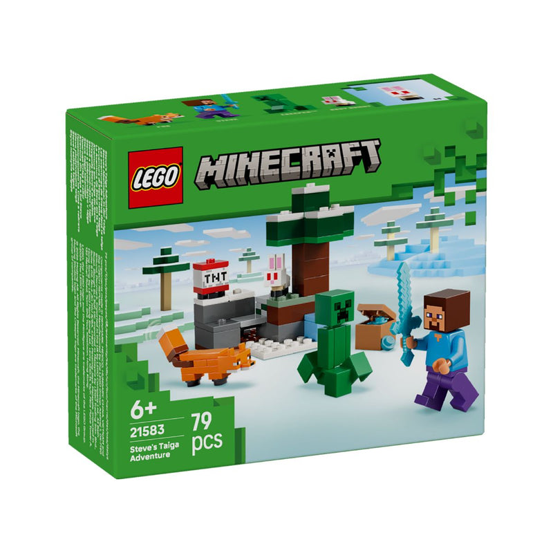 Đồ chơi lắp ráp Cuộc Phiêu Lưu Rừng Taiga Của Steve LEGO MINECRAFT 21583 (79 chi tiết) - ảnh 4
