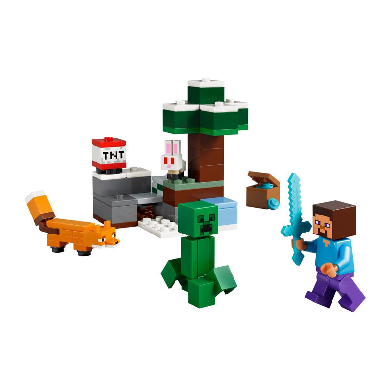 Đồ chơi lắp ráp Cuộc Phiêu Lưu Rừng Taiga Của Steve LEGO MINECRAFT 21583 (79 chi tiết) - ảnh 5