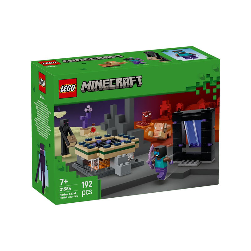 Đồ Chơi Lắp Ráp Hành Trình Qua Cổng Nether & End LEGO MINECRAFT 21584 (192 chi tiết) - ảnh 3