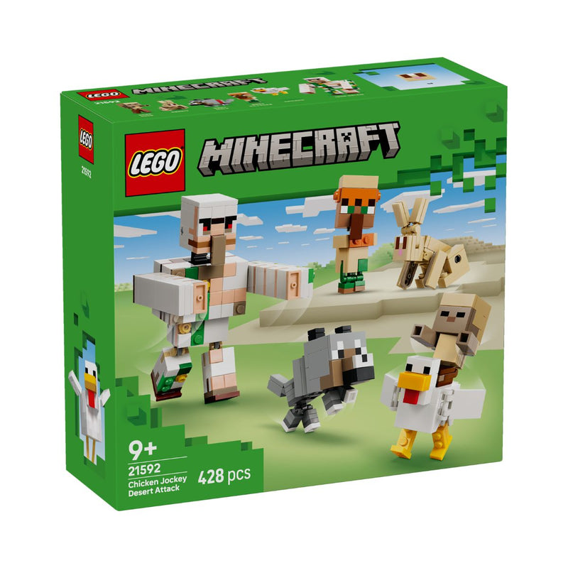 Đồ Chơi Lắp Ráp Cuộc Tấn Công Sa Mạc Của Chicken Jockey LEGO MINECRAFT 21592 (428 Chi Tiết) - ảnh 2