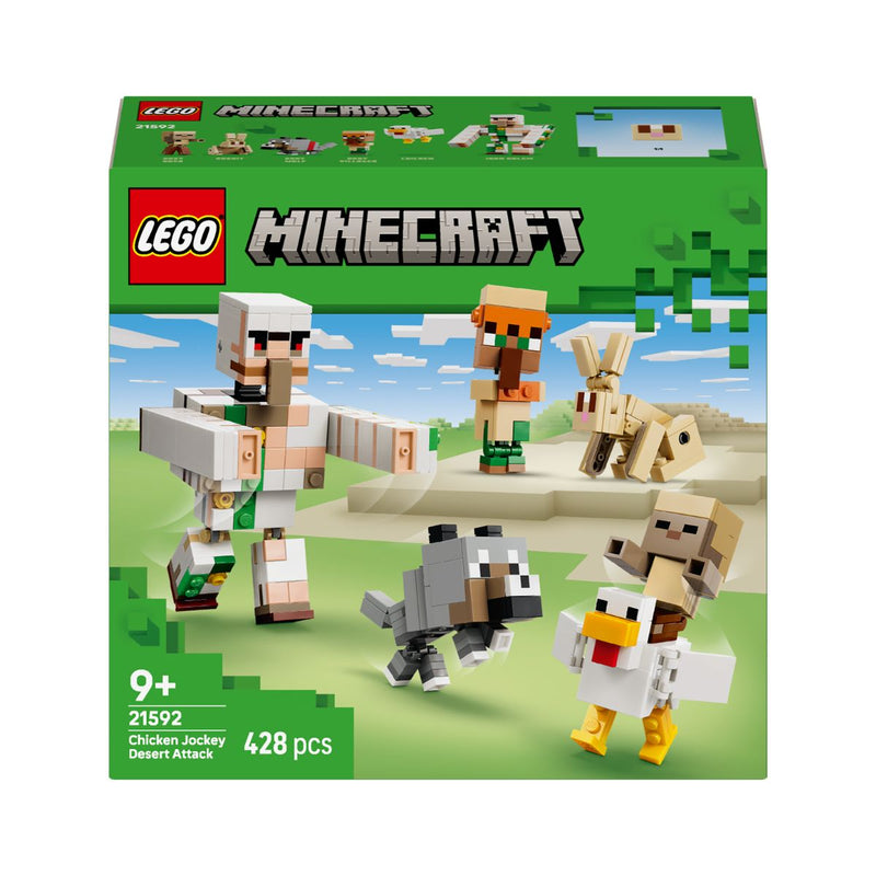 Đồ Chơi Lắp Ráp Cuộc Tấn Công Sa Mạc Của Chicken Jockey LEGO MINECRAFT 21592 (428 Chi Tiết) - ảnh 4
