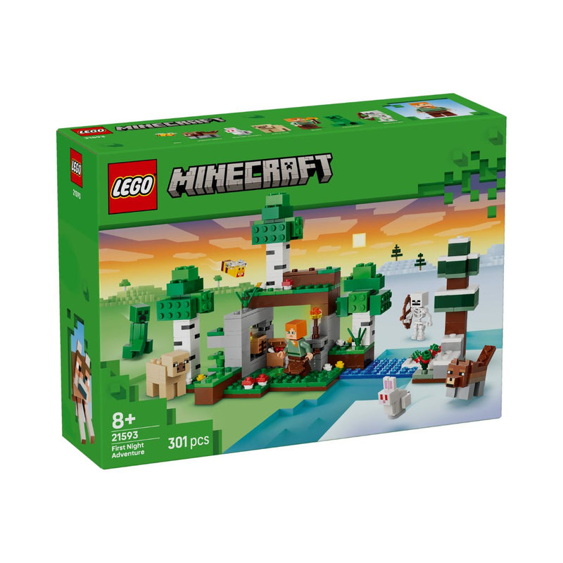 Đồ Chơi Lắp Ráp Cuộc Phiêu Lưu Đêm Đầu Tiên LEGO MINECRAFT 21593 (301 Chi Tiết) - ảnh 3