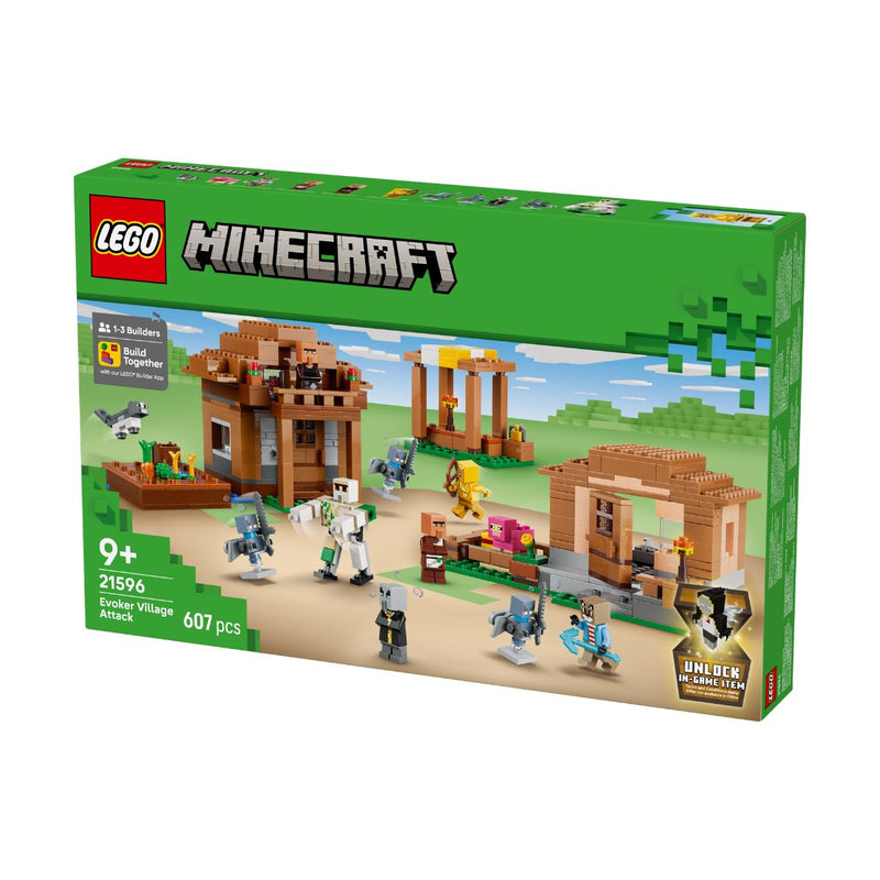 Đồ Chơi Lắp Ráp Evoker Tấn Công Làng LEGO MINECRAFT 21596 (607 Chi Tiết) - ảnh 3