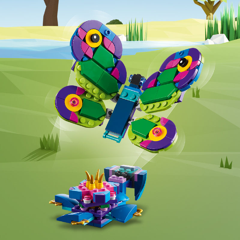 Đồ chơi lắp ráp Mô hình Chim công sặc sỡ LEGO CREATOR 31157 (355 chi tiết) - ảnh 5