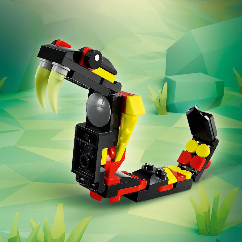 Đồ Chơi Lắp Ráp Động Vật Hoang Dã: Con Nhện Kỳ Lạ LEGO CREATOR 31159 (153 chi tiết) - ảnh 6