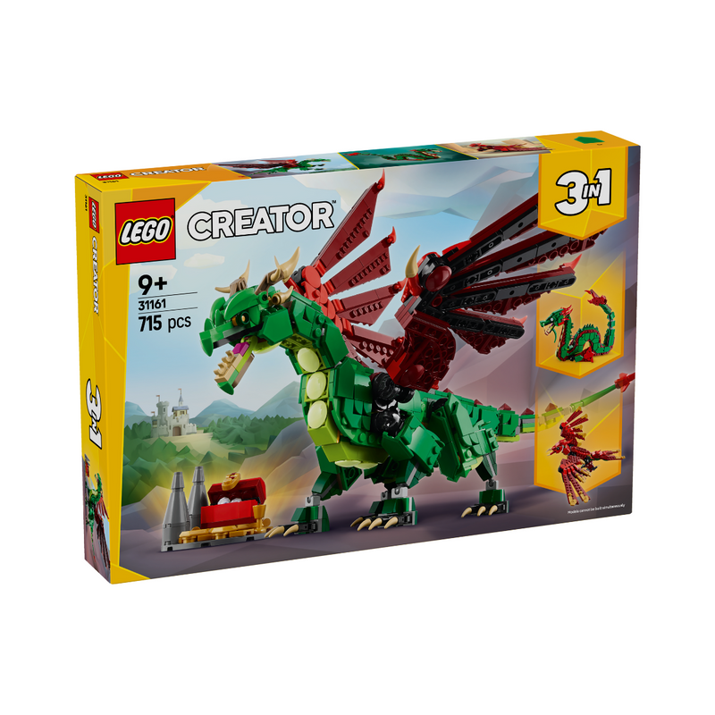 Đồ Chơi Lắp Ráp Rồng Trung Cổ LEGO CREATOR 31161 (715 chi tiết) - ảnh 2
