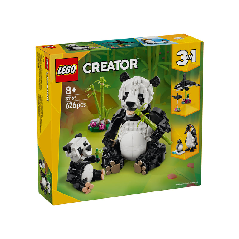 Đồ Chơi Lắp Ráp Động Vật Hoang Dã: Gia Đình Gấu Trúc LEGO CREATOR 31165 (626 chi tiết) - ảnh 3