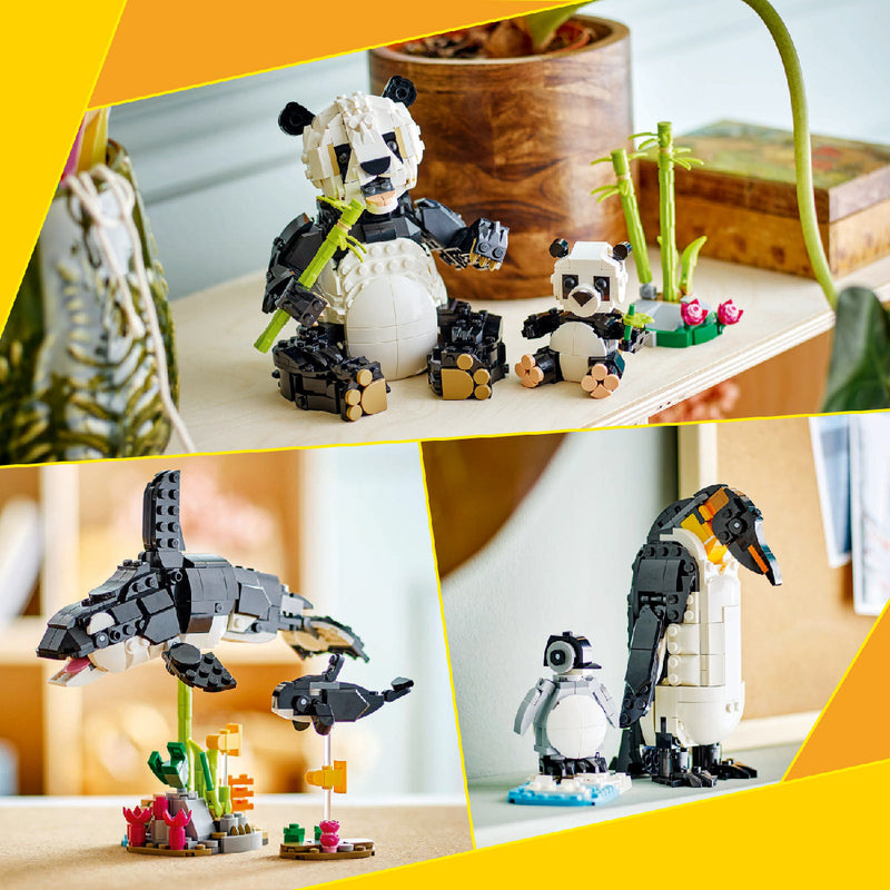 Đồ Chơi Lắp Ráp Động Vật Hoang Dã: Gia Đình Gấu Trúc LEGO CREATOR 31165 (626 chi tiết) - ảnh 5