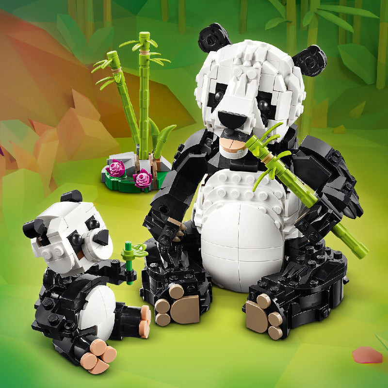 Đồ Chơi Lắp Ráp Động Vật Hoang Dã: Gia Đình Gấu Trúc LEGO CREATOR 31165 (626 chi tiết) - ảnh 6