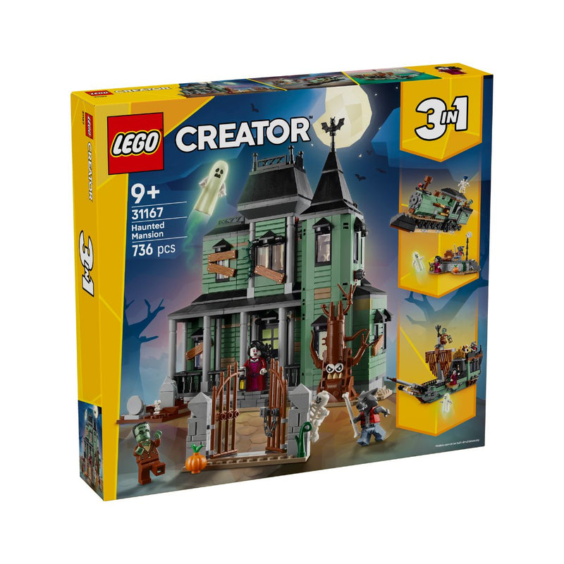 Đồ Chơi Lắp Ráp Ngôi Nhà Ma Quái LEGO CREATOR 31167 (736 chi tiết) - ảnh 2