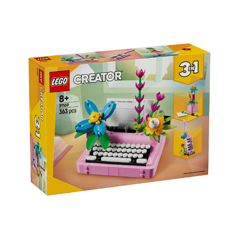 Đồ Chơi Lắp Ráp Máy Đánh Chữ Và Hoa LEGO CREATOR 31169 (363 chi tiết) - ảnh 2